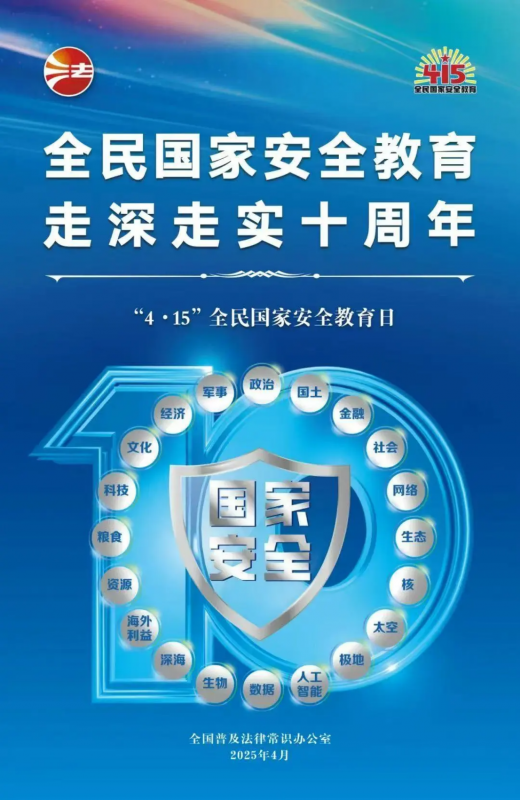 415全民国家安全教育日 | 全民国家安全教育，走深走实十周年